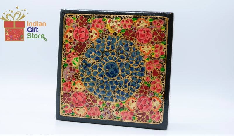 Traditional Indian folk art coaster set