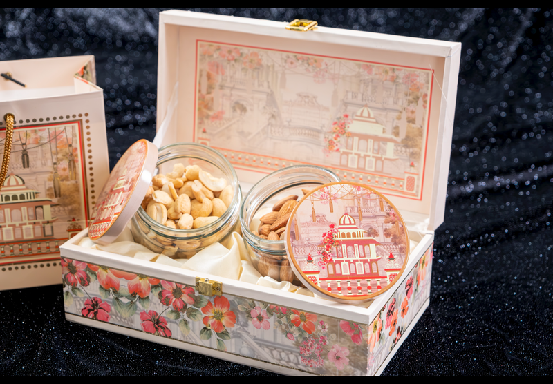 Blush Floral Jar Duo