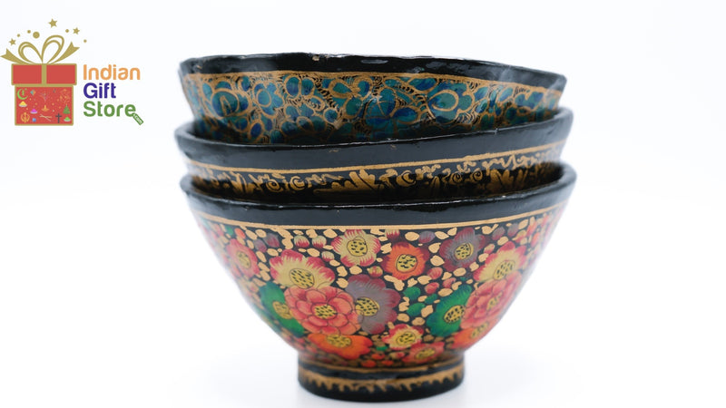 Handcrafted Indian decorative bowl set (set of 3)