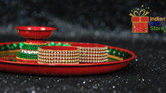 Elegant celebration tray with decorative bowls