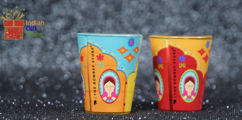 “Horn OK Please” decorative shot glasses (set of 2)